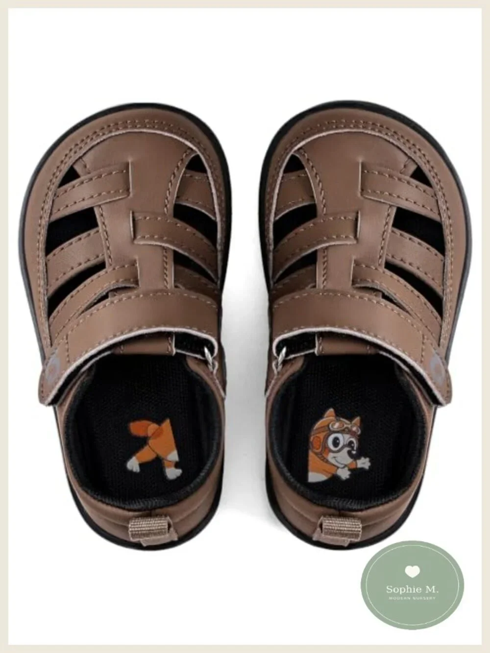 Toddler Barefoot Sandals Wide Toe Box Zero-Drop Flexible Hook-Loop